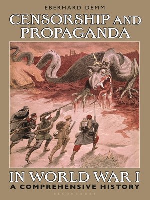 cover image of Censorship and Propaganda in World War I